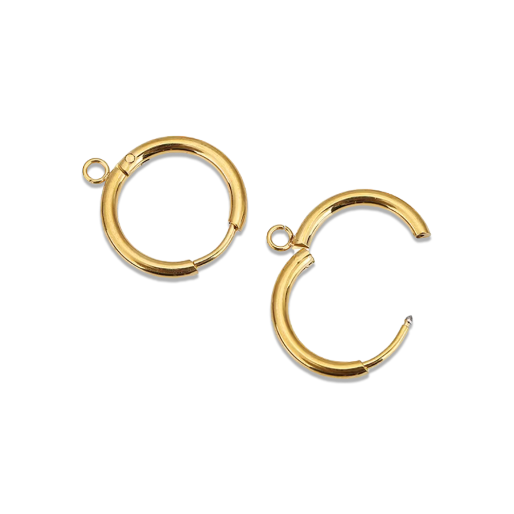 Everyday Charm Hoops