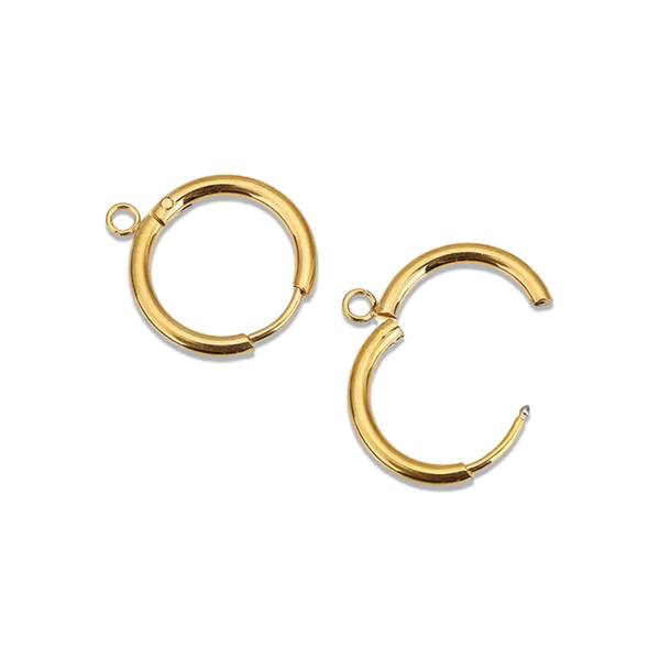 Everyday Charm Hoops