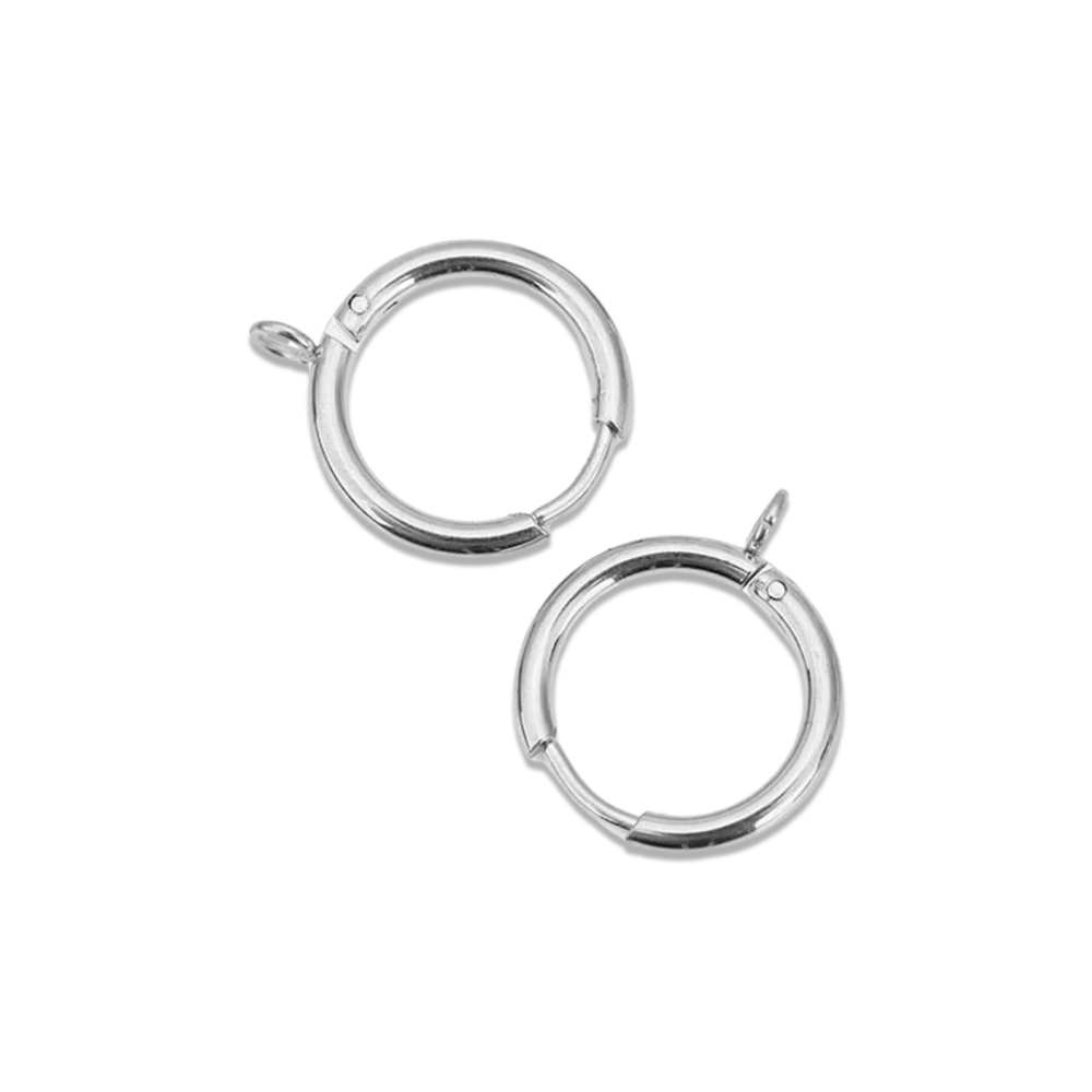 Everyday Charm Hoops