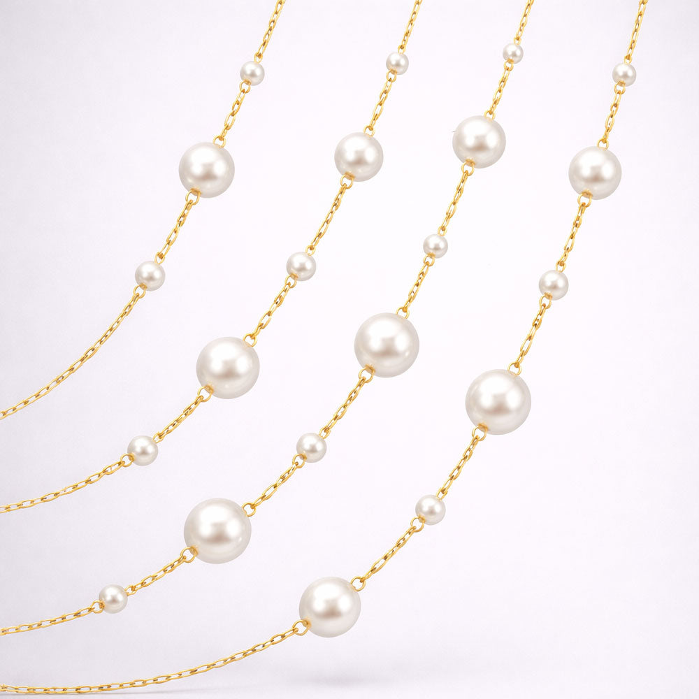 Moonpetal Pearl Chain