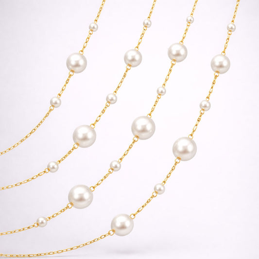 Moonpetal Pearl Chain