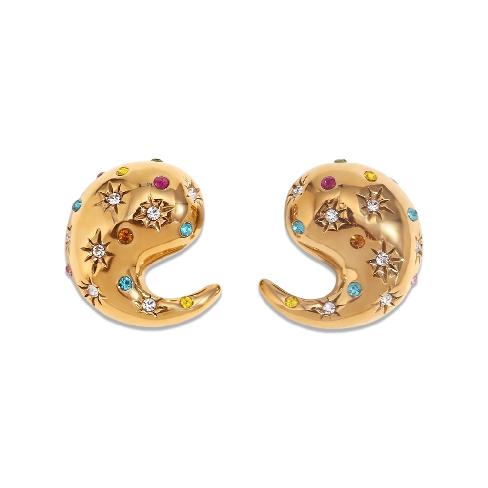 Moonwhirl Gems Studs